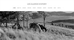 Desktop Screenshot of losalamoshistory.org